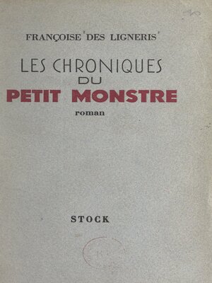 cover image of Les chroniques du petit monstre